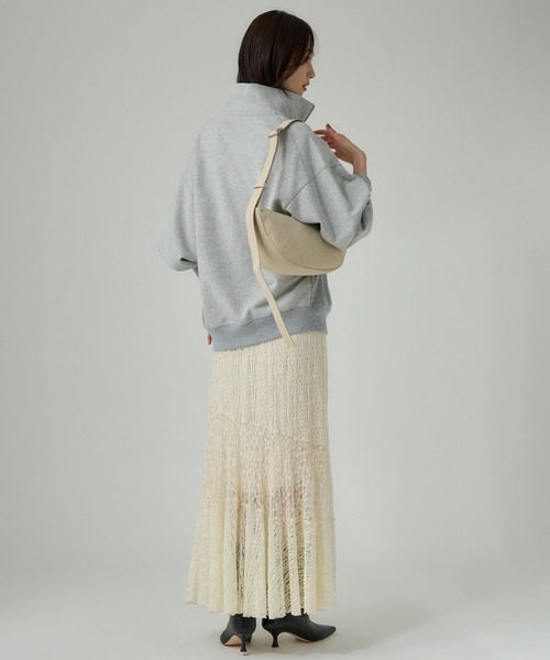 BABYLONE（バビロン） トレーナー スウェット ハーフZIP裏毛プル