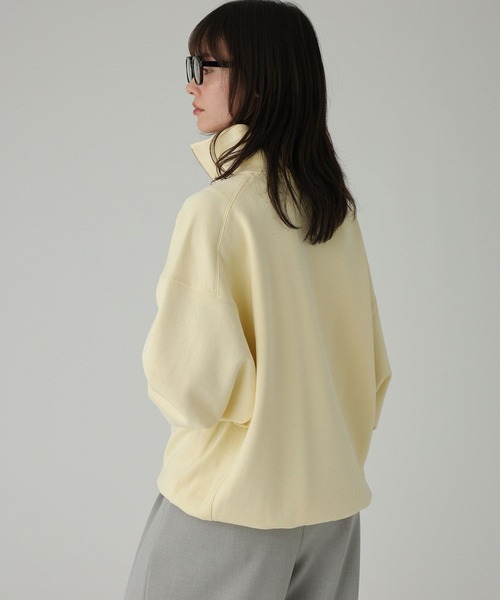 BABYLONE（バビロン） トレーナー スウェット ハーフZIP裏毛プル