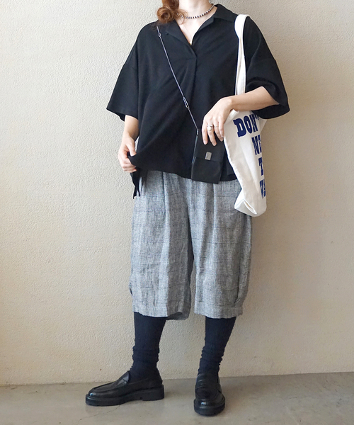 ジャーナルスタンダードラックス ゆったりプルオーバーシャツ JOURNAL STANDARD LUXE（ジャーナルスタンダード ラックス） tシャツ