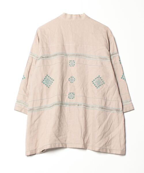 「TOKUKO 1er VOL」 刺繍長袖チュニック 9 ベージュ レディース_画像2