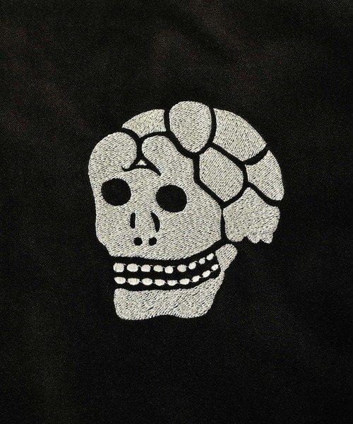 スカジャン 「ADAMPATEK/アダムパテック」aged velour souvenir jacket ベロアスーベニアジャケット スカジャンの画像