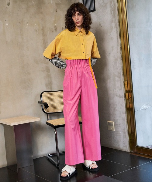 MAISON SPECIAL（メゾンスペシャル） パンツ 38 コーラルピンク