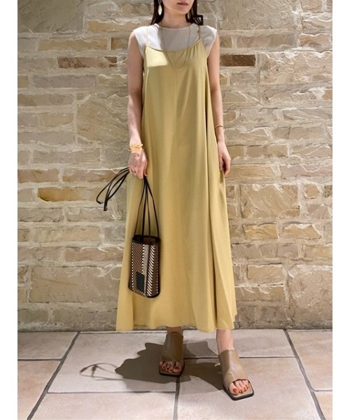 Mila Owen（ミラオーウェン） キャミソールワンピース 1 ベージュ