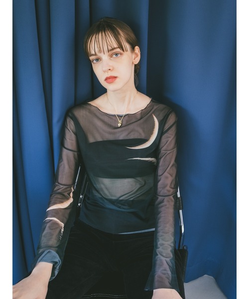 sahara（サハラ） 長袖カットソー FREE ブルー系その他 レディース