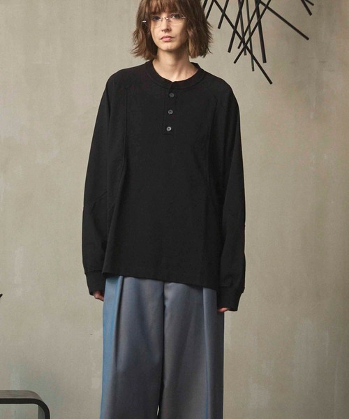 メゾンスペシャル トップス MAISON SPECIAL（メゾンスペシャル） tシャツ Layered Rib Top
