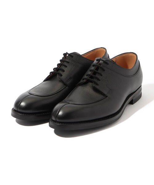 ビジネスシューズ 「別注」 CROCKETT＆JONES SHELTON5 グレインレザー Uチップ レザーシューズ メンズの画像