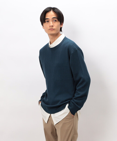 COMME CA ISM（コムサイズム） セーター ニット 日本の色 ワイドリブ 