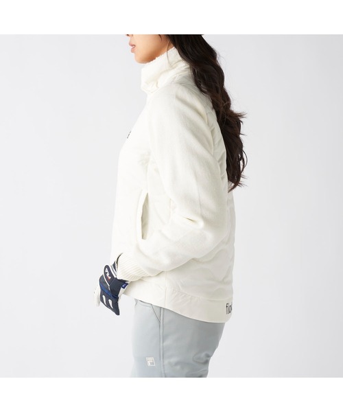 FILA ゴルフ中綿ジャケット ホワイト 総柄 FILA GOLF フィラゴルフ