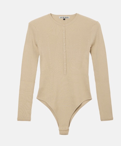 ニット セーター リブドニットボディスーツ / Ribbed Knit Bodysuits レディースの画像
