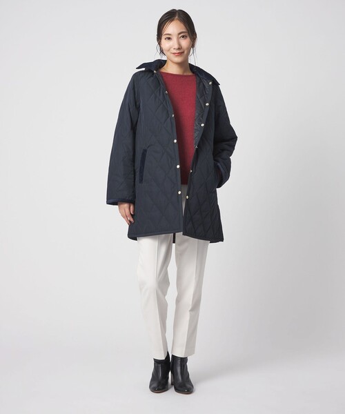 【美品】A day in the life フーデッドコート 40 ロング丈　紺 美品】A day in the life フーデッドコート 40 ロング丈 紺 - メルカリ