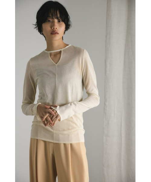 「STYLEMIXER」 長袖ニット FREE グリーン レディース_画像6