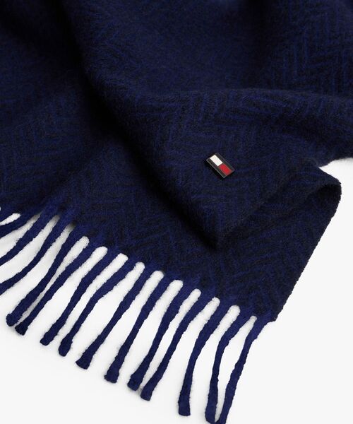 TOMMY HILFIGER（トミー・ヒルフィガー） マフラー ヘリンボーン柄