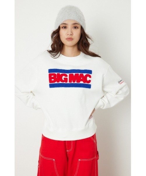 「BIG MAC」 スウェットカットソー FREE 杢グレー レディース_画像7
