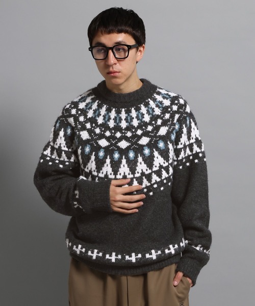 George's セーター ニット ノルディックガラプルオーバー メンズ