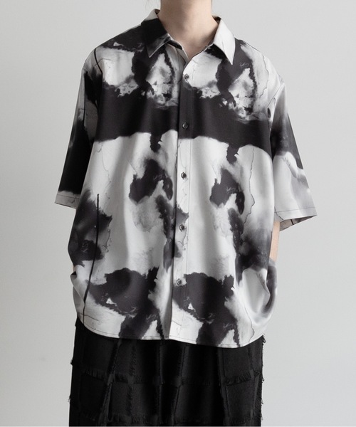 「Casper John」 半袖シャツ X-SMALL ブルー メンズ_画像9
