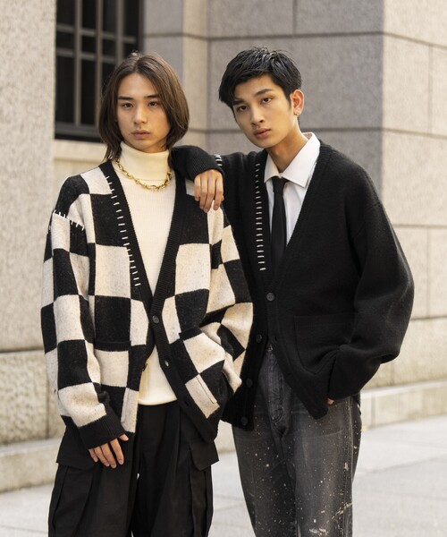 「Firsthand」 ニットカーディガン 2 ブラック メンズ_画像5