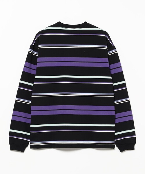 BEAMS（ビームス） tシャツ 「ワイドフィット」マルチボーダー クルー 