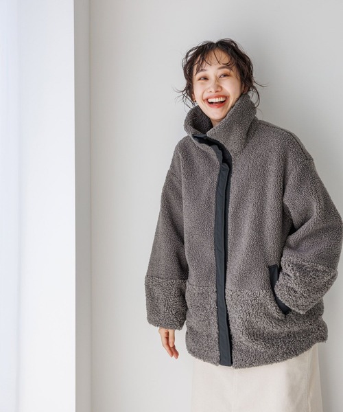 niko and…（ニコアンド） ブルゾン LARGE ベージュ レディース