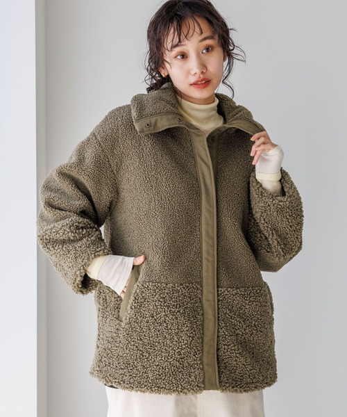 niko and…（ニコアンド） ブルゾン LARGE ベージュ レディース