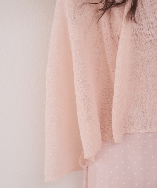 「muguet」 ニットアンサンブル FREE ピンク レディース_画像5