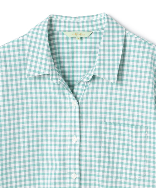 「Petit Honfleur」 長袖シャツ 9号 ベージュ レディース_画像4