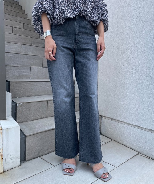 SHENERY（シーナリー） デニムパンツ 38 ブラック レディース