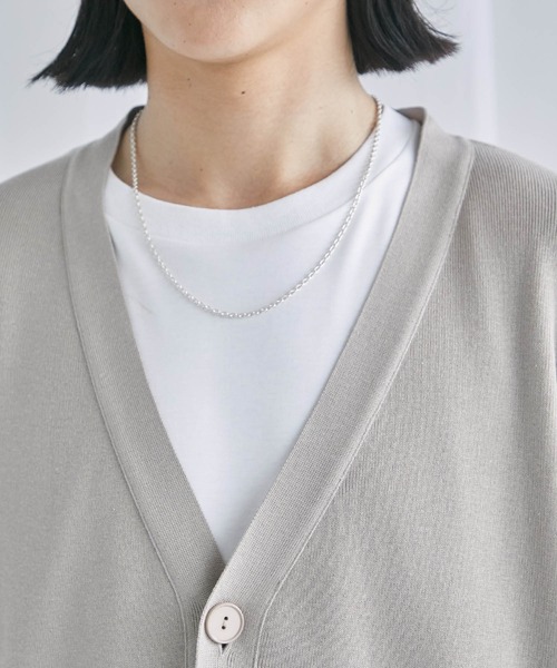 「PUBLIC TOKYO」 ニットカーディガン 2 アイボリー メンズ_画像8