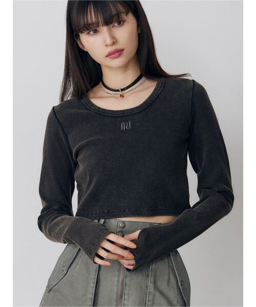 MURUA（ムルーア） tシャツ MUロゴトップス レディース : ZOZOTOWN