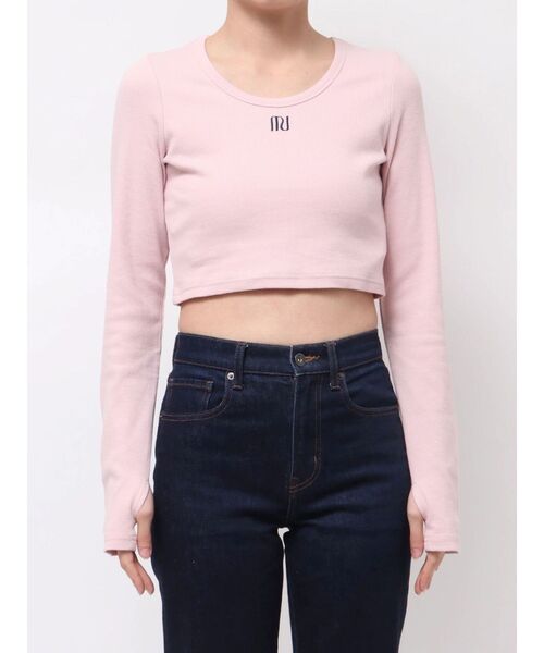 MURUA（ムルーア） tシャツ MUロゴトップス レディース : ZOZOTOWN