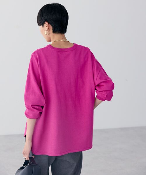 「AMERICAN HOLIC」 長袖ニット M ピンク レディース_画像7