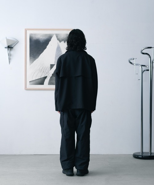 「SINSS」 ブルゾン MEDIUM ブラック メンズ_画像3