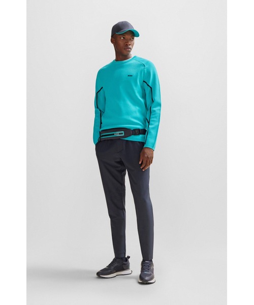 「BOSS」 長袖ニット M グリーン メンズ_画像5