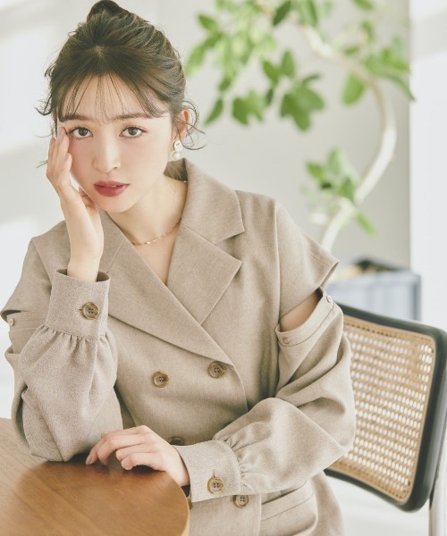 「WILLSELECTION」 シャツワンピース MEDIUM ピンク レディース_画像2