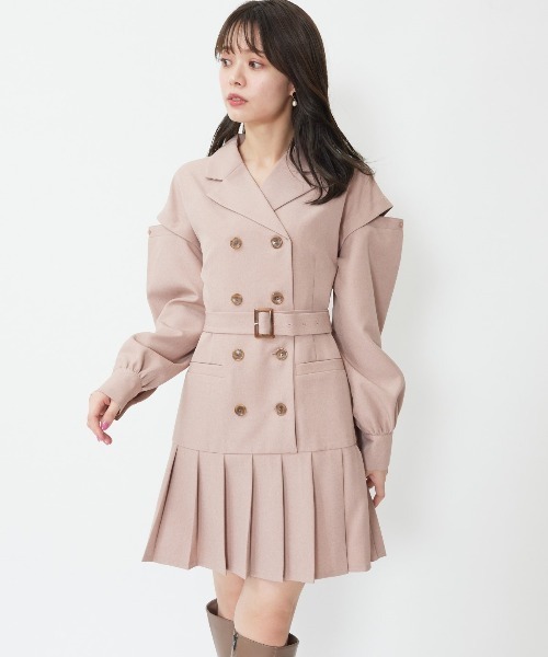 「WILLSELECTION」 シャツワンピース MEDIUM ピンク レディース_画像5