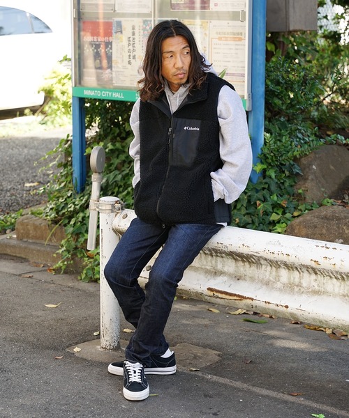 Columbia（コロンビア） ベスト X-LARGE ブラック メンズ : ZOZOTOWN