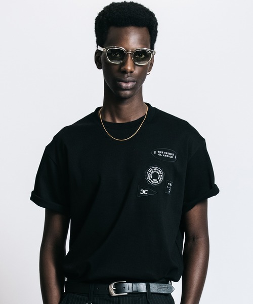 CRIMIE ラガーシャツ CRIMIE（クライミー） tシャツ SIGNATURE PATCHWORK T SHIRT メンズ