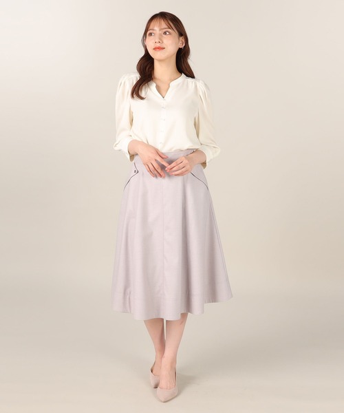 「LAISSE PASSE」 スカート SMALL チョコ レディース_画像4