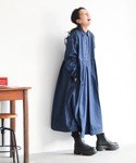 「soulberry」 シャツワンピース 3L...の詳細画像1