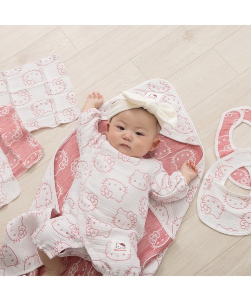 sanrio（サンリオ） ベビー服 ロンパース 多重織ガーゼミニオール