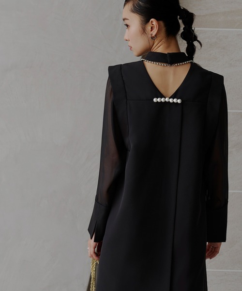 「RUIRUE BOUTIQUE」 セットアップ L ネイビー レディースの画像