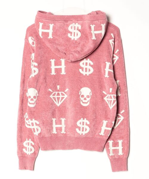 「HYSTERIC GLAMOUR」 ニットカーディガン FREE ピンク レディースの画像