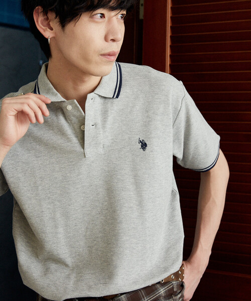 U.S. POLO ASSN.（ユーエスポロアッスン） ポロシャツ 半袖 × PUBLUX
