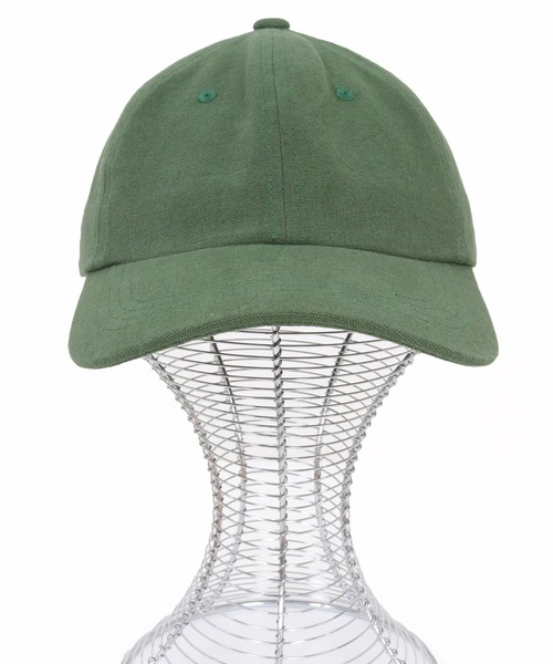 新品未使用 JURGEN LEHL カシミヤ100% 緑色 キャップ CAMBIO（カンビオ） キャップ 帽子 mko13498-Cotton Linen Washer Cap