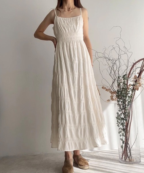 「FILLOU」 キャミソールワンピース MEDIUM ブラック レディース_画像7