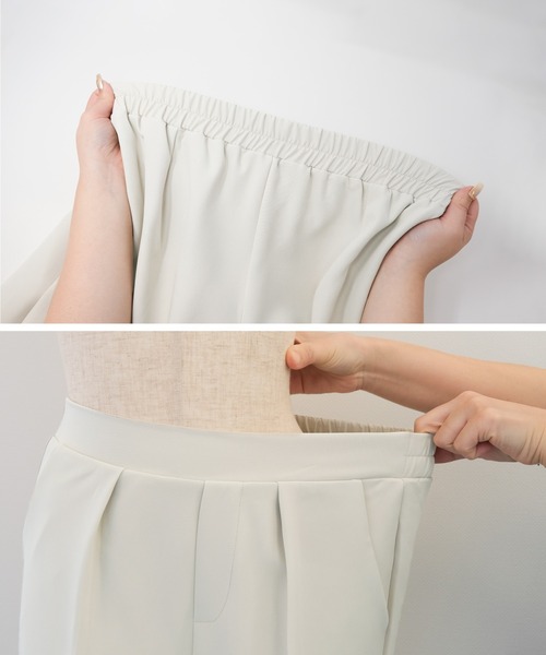 「aquagarage」 パンツスーツ L ネイビー レディース_画像5