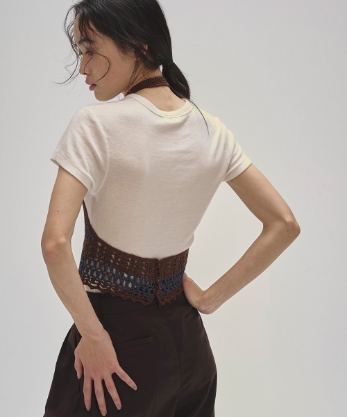「TODAYFUL」 ノースリーブニット FREE キナリ レディース_画像3