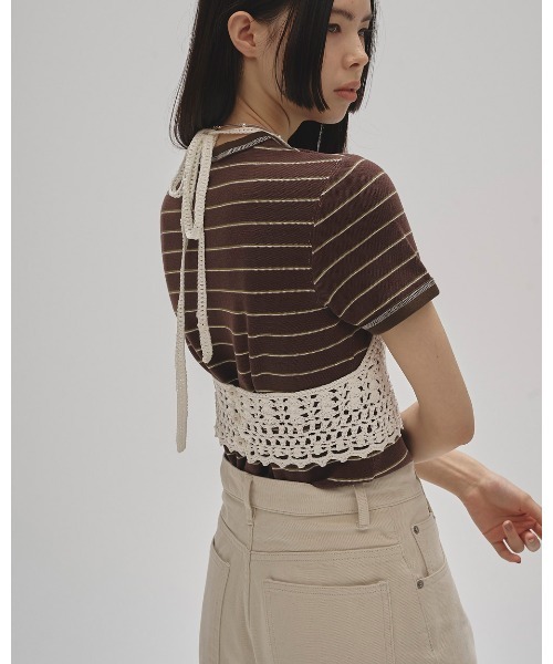 「TODAYFUL」 ノースリーブニット FREE キナリ レディース_画像6