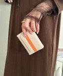 財布 「7色展開」フラップ式配色ミニウォレット...の詳細画像4