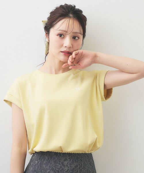 即日発送可能です XS ドットロンT タグ付き index（インデックス） tシャツ 半袖 「接触冷感／UV」ワンポイント