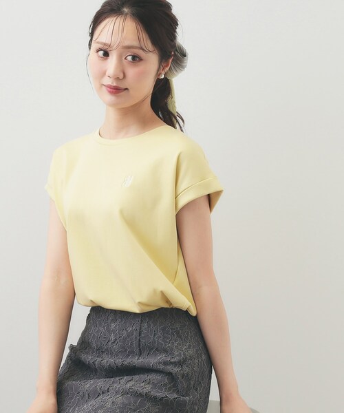 index（インデックス） tシャツ 半袖 「接触冷感／UV」ワンポイント